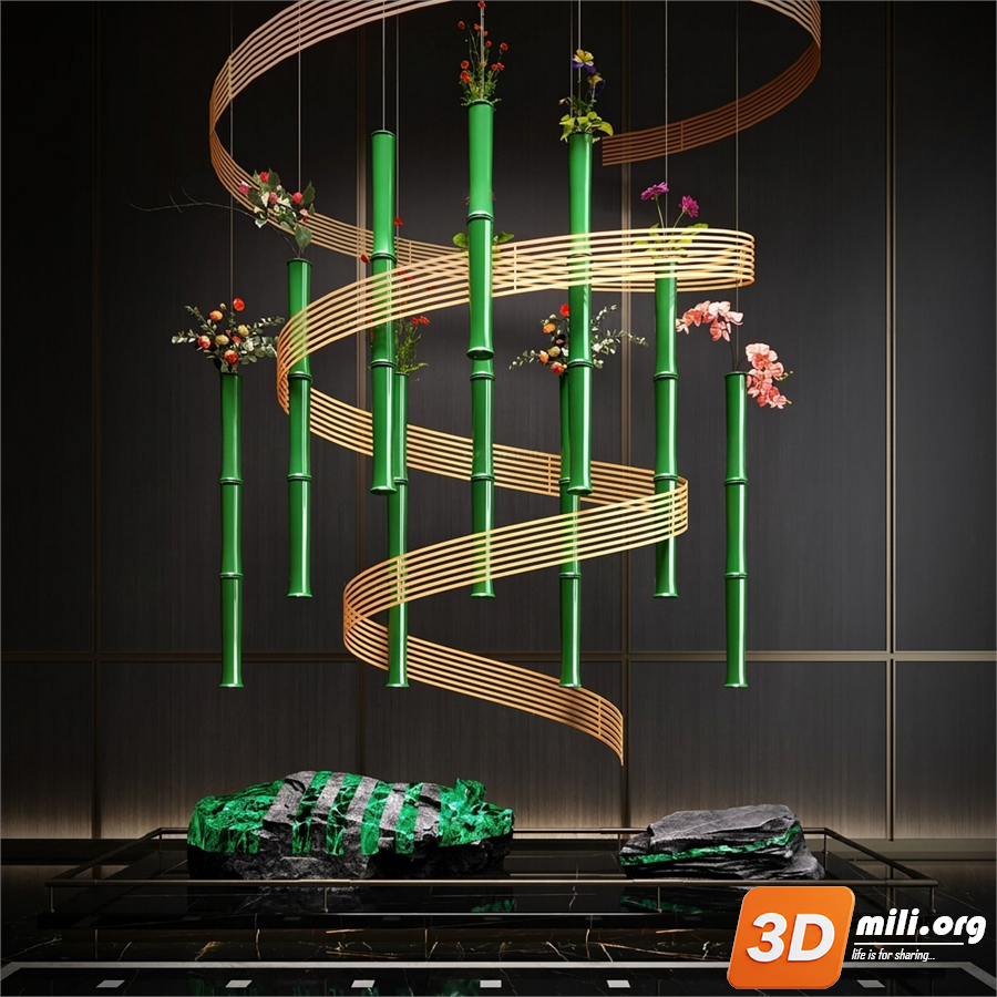 Lobby Decoration Skp Files 